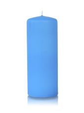 Bougie cylindre Bleu Turquoise 6x15cm