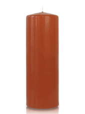 Bougie cylindre Caramel 7x20cm