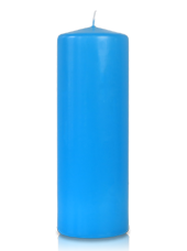 Bougie cylindre Bleu Turquoise 7x20cm