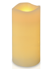 Grosse Bougie LED Ivoire 15x30 cm 