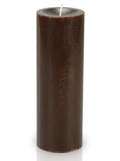 Bougie cylindre premium Chocolat 7x20cm